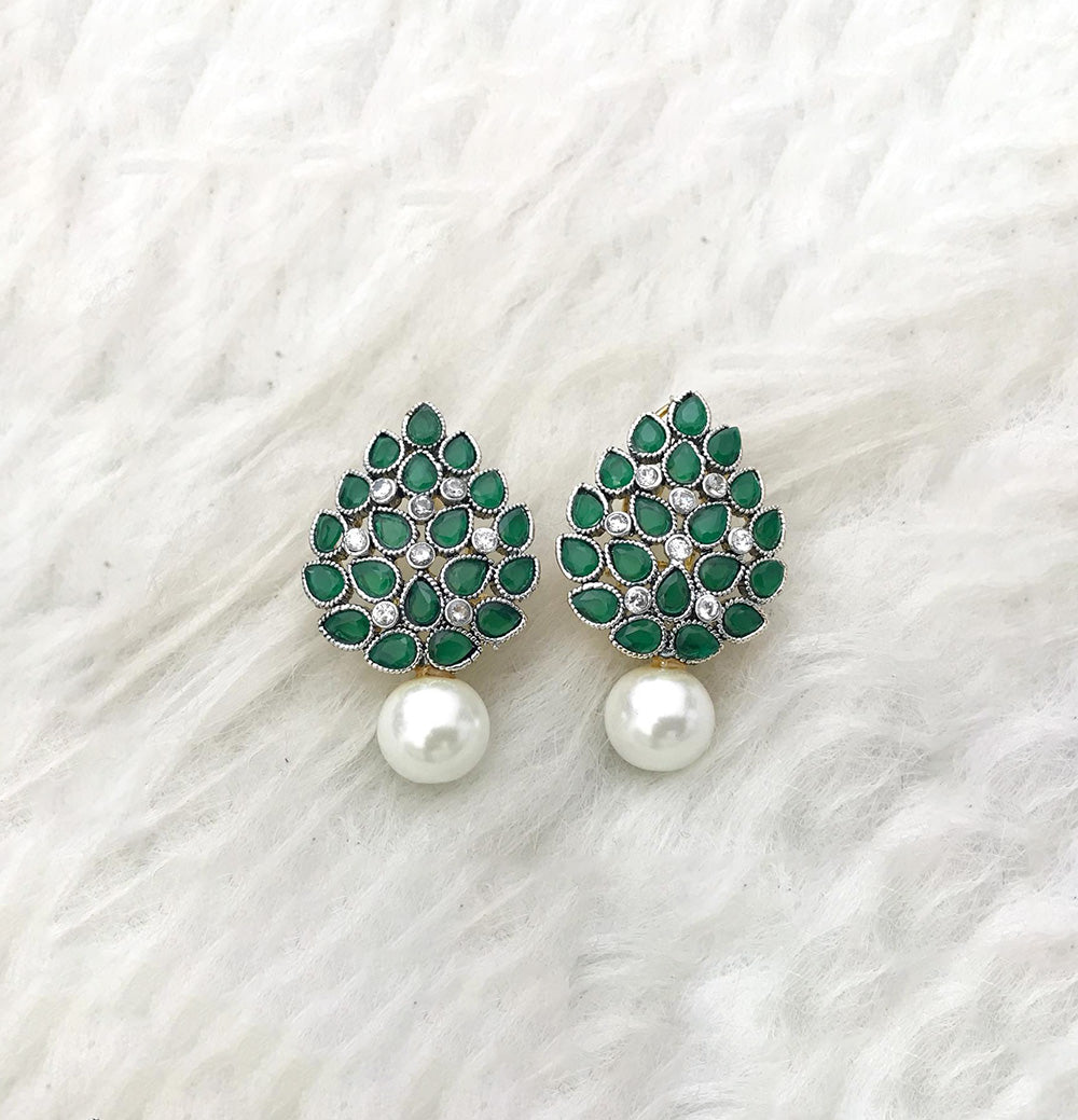 Emerald Dewdrop Pearl Tops