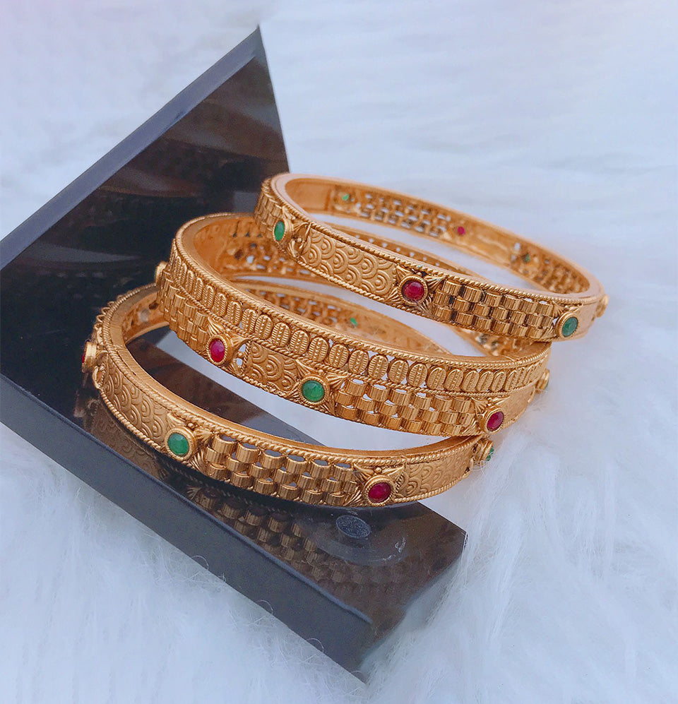 Maharani's Treasure Gold Bangle Set