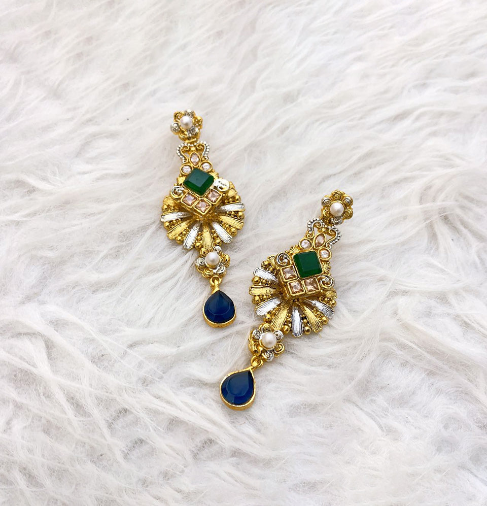 Cleopatra's Midnight Oasis Earrings