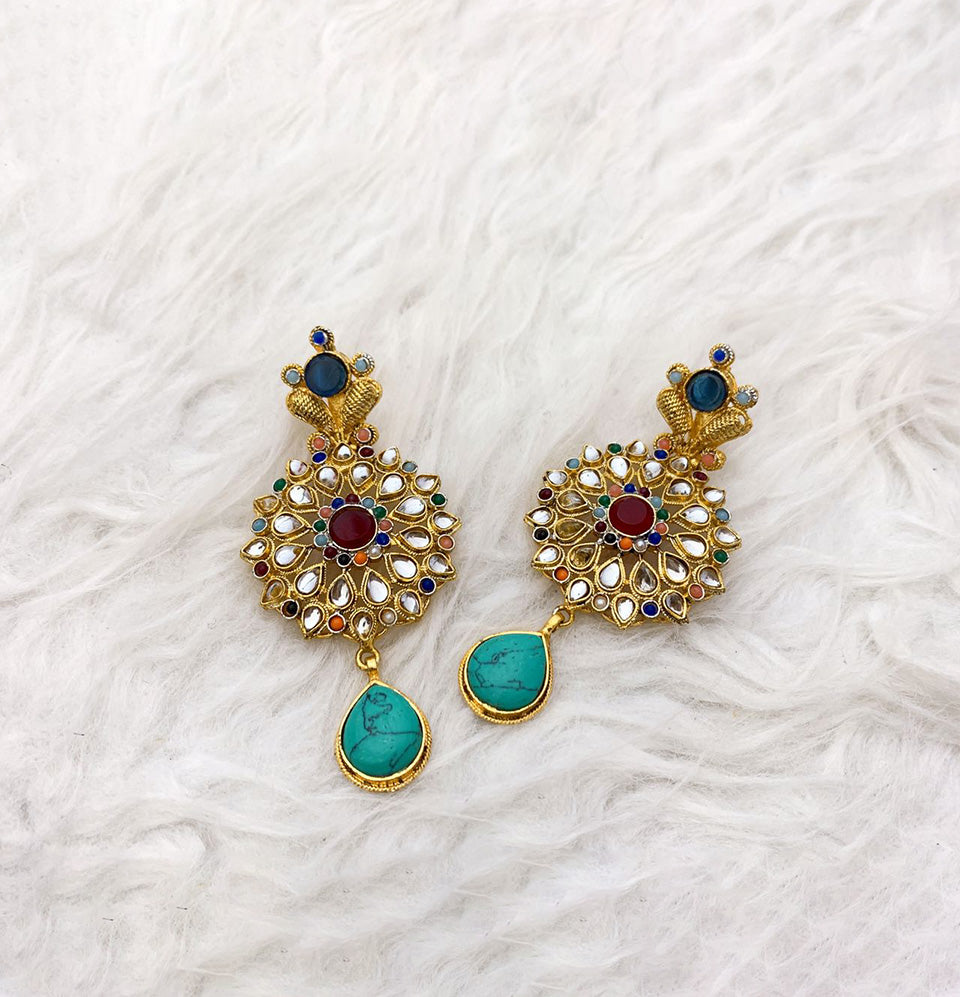 Cleopatra's Oasis Bloom Earrings