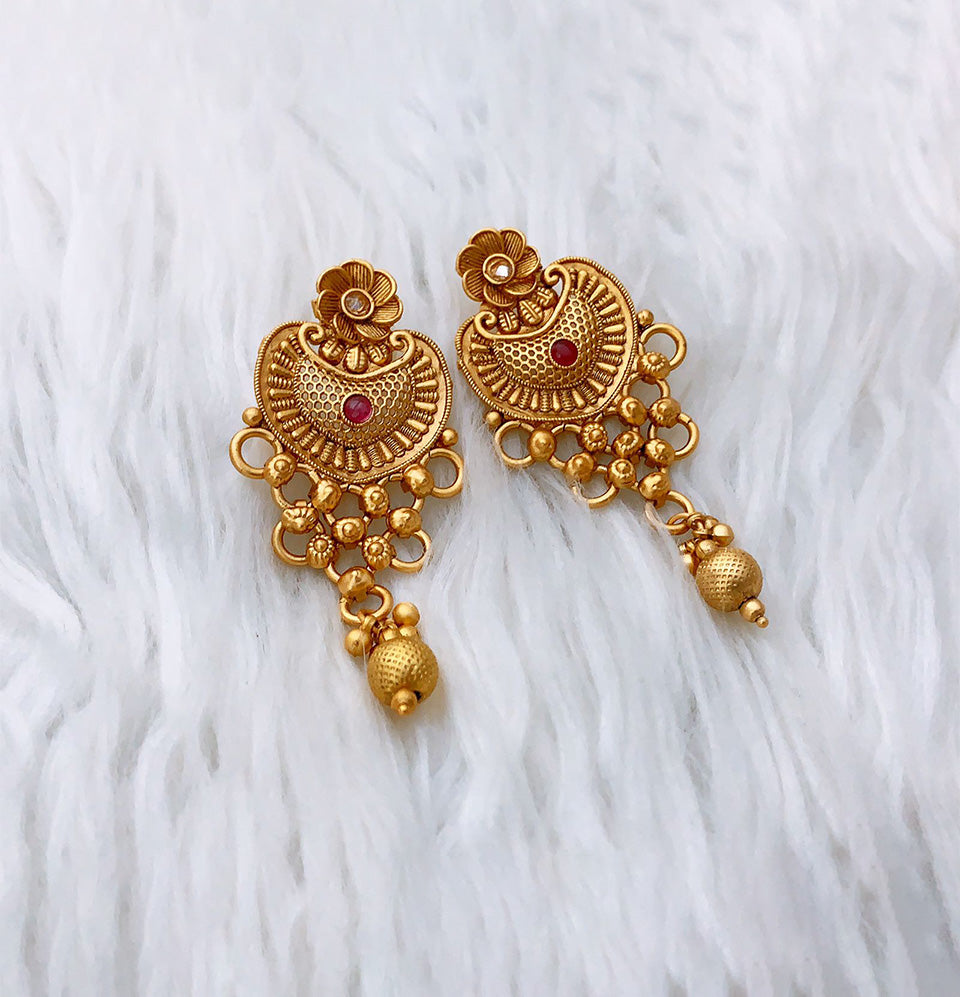 Regal Bloom Chandelier Earrings