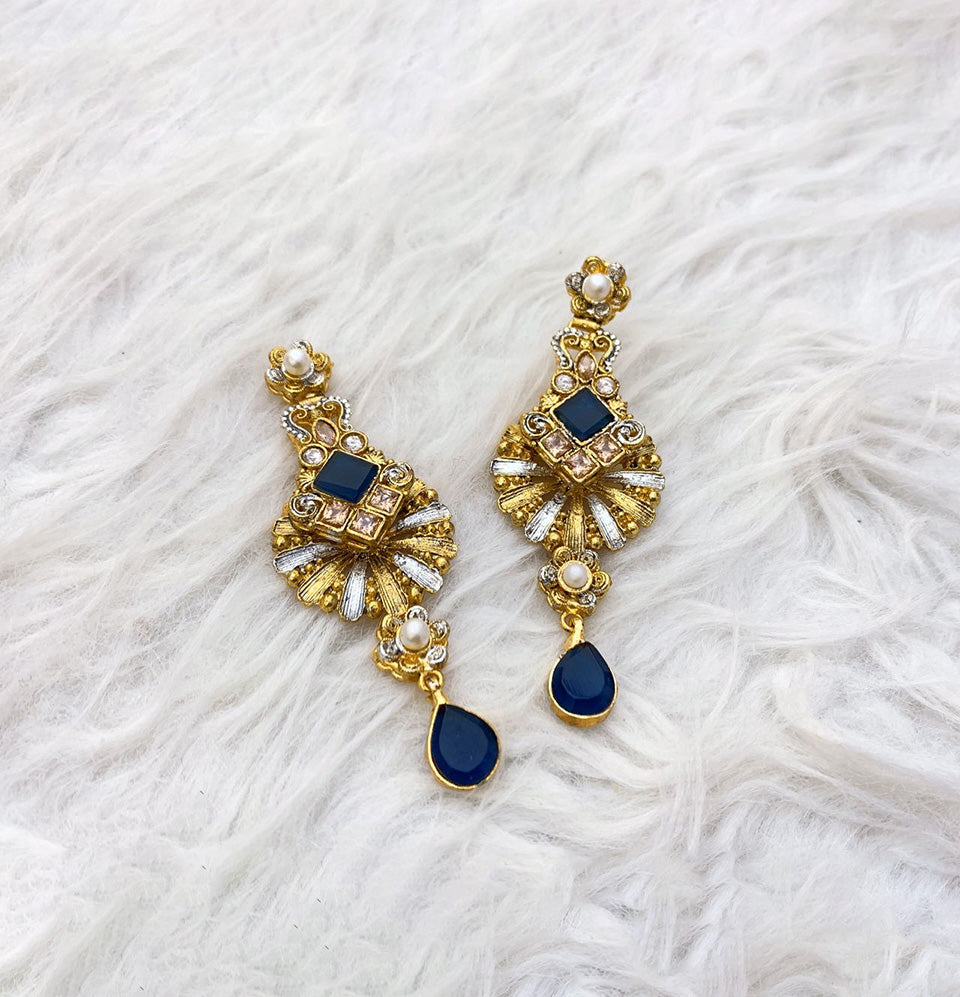 Cleopatra's Midnight Oasis Earrings