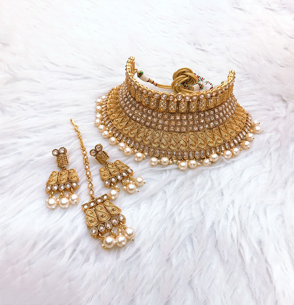 Golden Lotus Empress Bridal Set